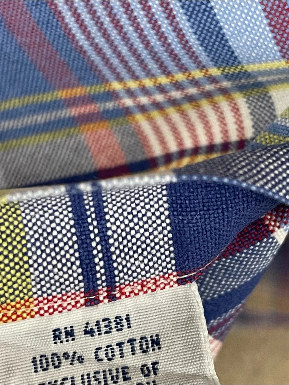 Polo Ralph Lauren Oxford Shirt Men’s XL Plaid Button Down Flesh Pony 304